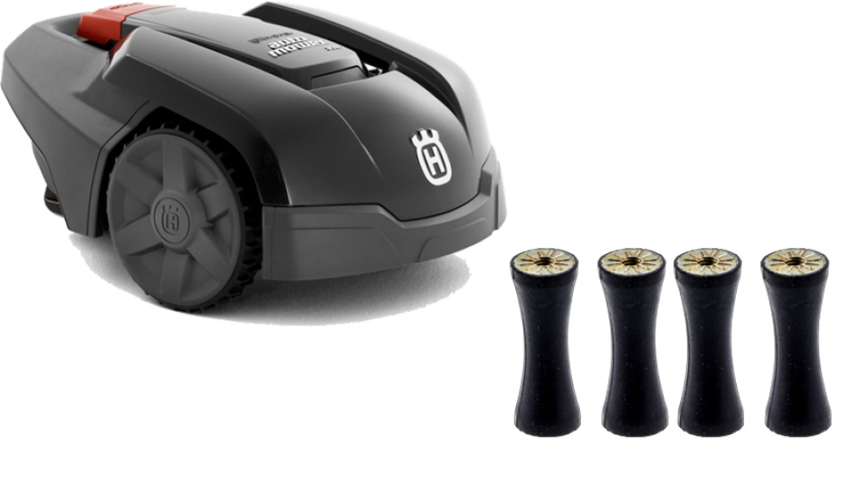 Cambiar los amortiguadores de goma de los Husqvarna Automower 105/305/308