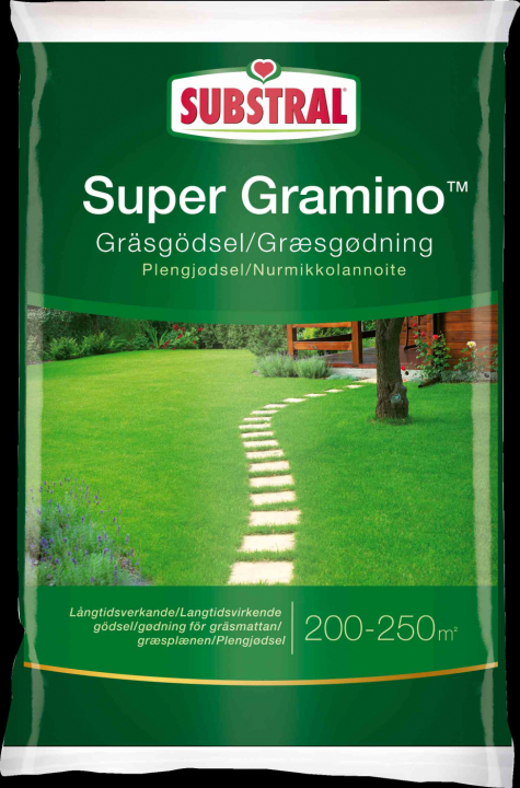Substral Gräsmattegödsel Super Gramino i gruppen Gräsmattevård / Gräsfrö och gödsel hos Gräsklipparbutiken (41914)