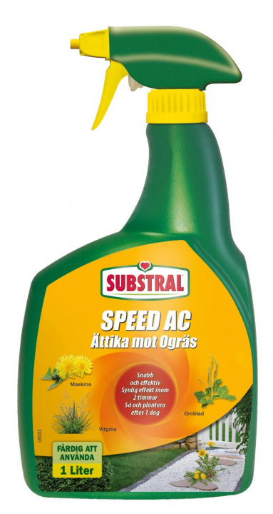 Substral Ogräsättika Speed AC 1L spray i gruppen Gräsmattevård / Odling hos Gräsklipparbutiken (41969)