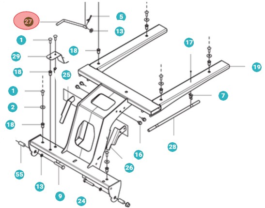 Stag i gruppen  hos Gräsklipparbutiken (5011021-01)