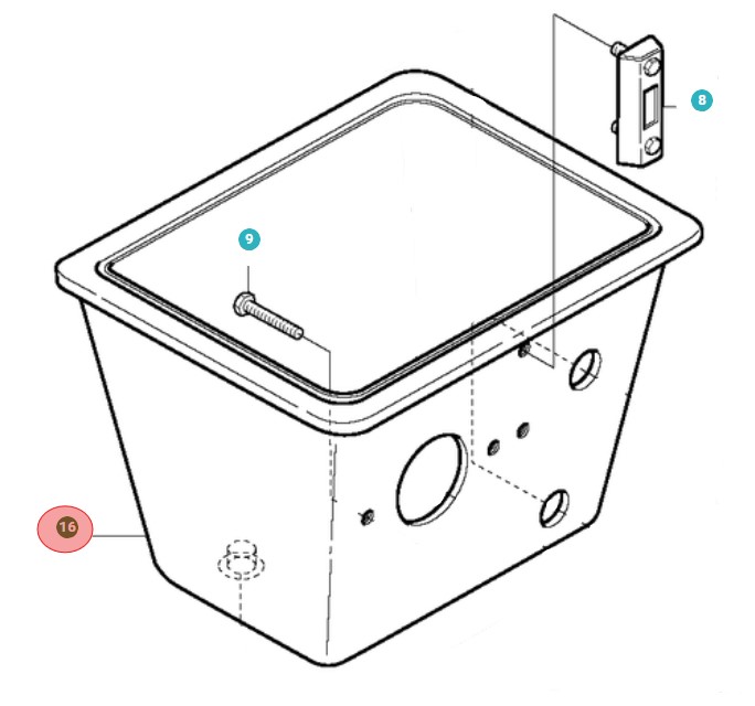 Hydraultank i gruppen hos Gräsklipparbutiken (5013658-01)