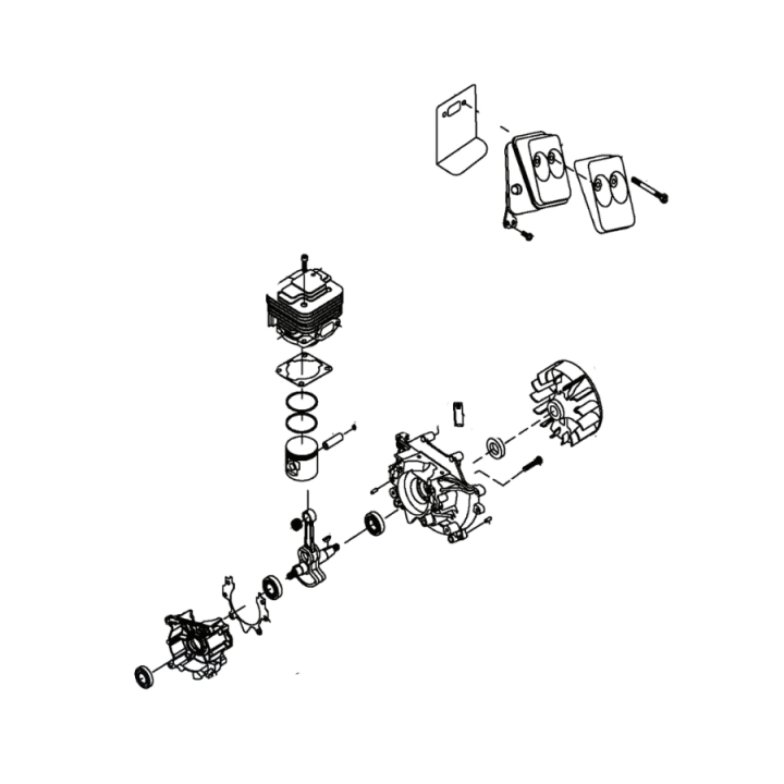 Service Kit Engine Short Block i gruppen  hos Gräsklipparbutiken (5014243-15)