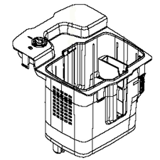Batteribox i gruppen Reservdelar Gräsklippare / Reservdelar Husqvarna Gå-Bakom Gräsklippare / Reservdelar Husqvarna LE116P hos Gräsklipparbutiken (5014896-01)