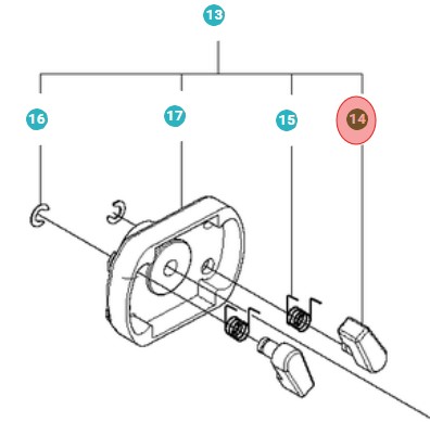 Start Spärrkhake i gruppen  hos Gräsklipparbutiken (5019391-01)