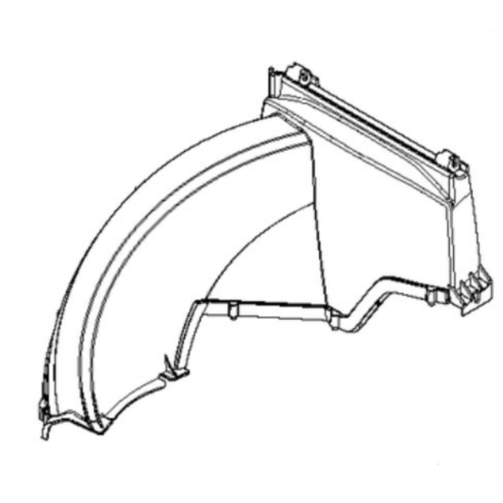 Utkastarrör i gruppen Reservdelar Gräsklippare / Reservdelar Husqvarna Gå-Bakom Gräsklippare / Reservdelar Husqvarna R148SV hos Gräsklipparbutiken (5019675-01)