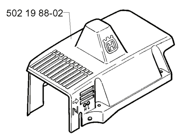 Cylinderkåpa i gruppen  hos Gräsklipparbutiken (5021988-02)