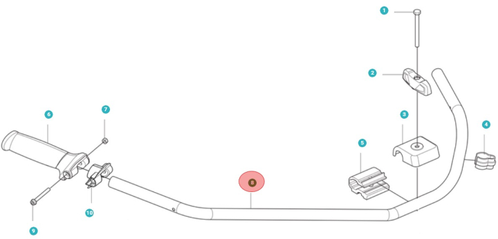 HANDLEBAR 325IR i gruppen  hos Gräsklipparbutiken (5021995-05)