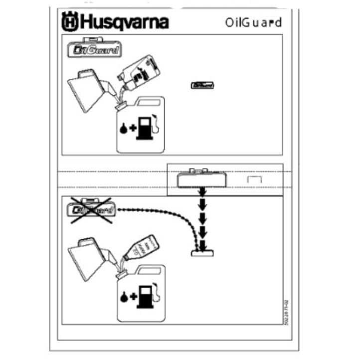 Kit, Switch Off Sats, Oil Guar i gruppen hos Gräsklipparbutiken (5022870-03)