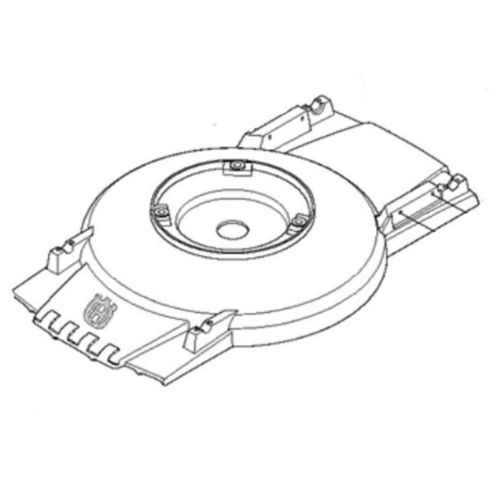 "CHASSIS 17""" i gruppen Reservdelar Gräsklippare / Reservdelar Husqvarna Gå-Bakom Gräsklippare / Reservdelar Husqvarna LB442i hos Gräsklipparbutiken (5032472-06)