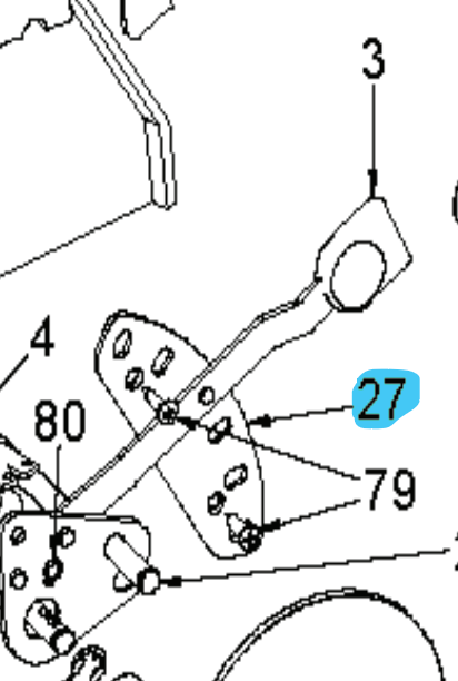 Inställningsplatta Brilliant i gruppen Reservdelar Gräsklippare / Reservdelar Klippo / Reservdelar Klippo Brilliant S / Selfstart hos Gräsklipparbutiken (5032569-01)
