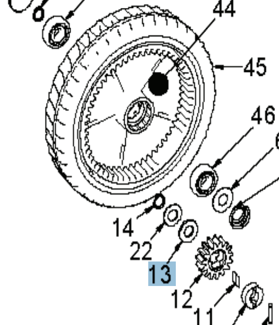 Glidbricka Brilliant i gruppen Reservdelar Gräsklippare / Reservdelar Klippo / Reservdelar Klippo Brilliant S / Selfstart hos Gräsklipparbutiken (5033269-01)
