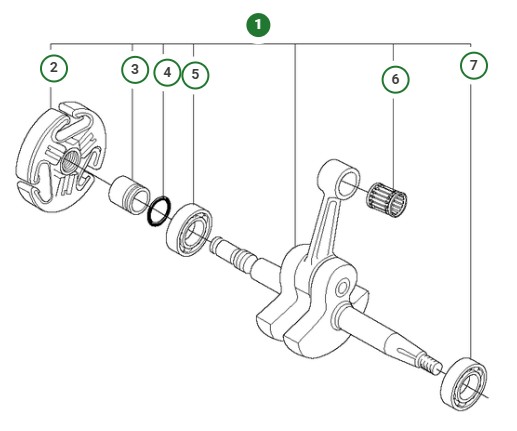 Vevaxel i gruppen hos Gräsklipparbutiken (5037487-05)