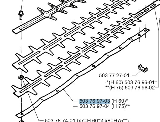 Stödplåt 60 Cm i gruppen hos Gräsklipparbutiken (5037697-03)