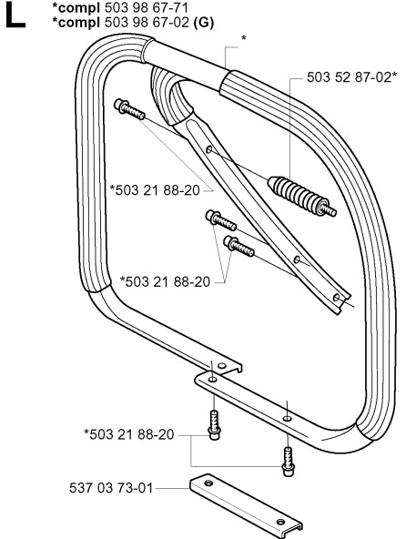 Handtag Runtom (G) i gruppen hos Gräsklipparbutiken (5039867-02)
