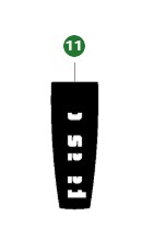 Dekal Startapparat Jonsered CC2245, FC2245, FC2255, FC2256 i gruppen  hos Gräsklipparbutiken (5040614-01)