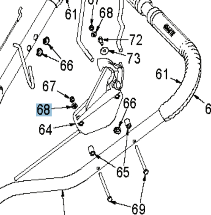 Bricka i gruppen Reservdelar Gräsklippare / Reservdelar Klippo / Reservdelar Klippo Comet SE hos Gräsklipparbutiken (5044672-01)