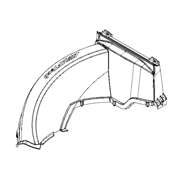 Utkastarrör i gruppen Reservdelar Gräsklippare / Reservdelar Husqvarna Gå-Bakom Gräsklippare / Reservdelar Husqvarna LC353VI Classic hos Gräsklipparbutiken (5053967-01)