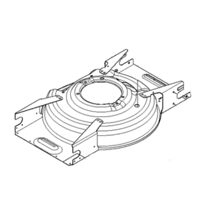 Chassis 53 Husqvarna Orange i gruppen hos Gräsklipparbutiken (5053970-03)
