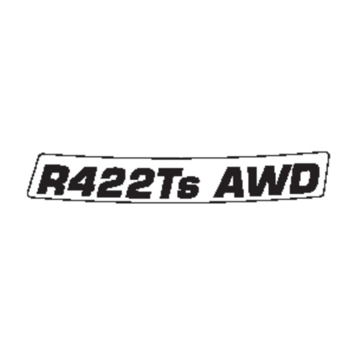 Dekal i gruppen Reservdelar Gräsklippare / Reservdelar Husqvarna Rider / Reservdelar Rider 422 TS AWD hos Gräsklipparbutiken (5055144-03)