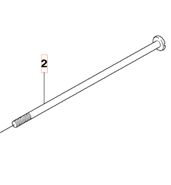 Screw M5X192 i gruppen  hos Gräsklipparbutiken (5055303-11)