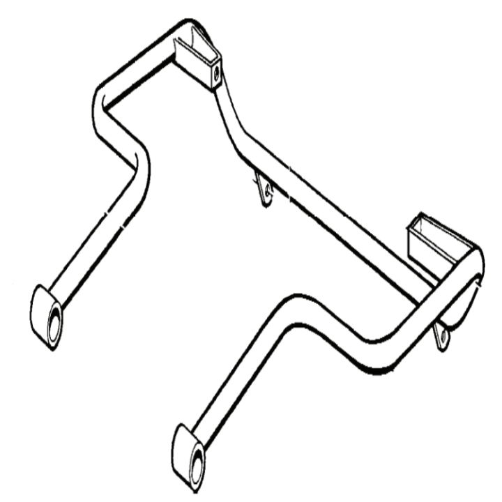 Skyddsrör i gruppen Reservdelar Gräsklippare / Reservdelar Jonsered Åkgräsklippare / Reservdelar Jonsered FR 2113A hos Gräsklipparbutiken (5069102-01)