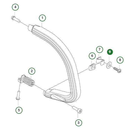WASHER 0164020508 i gruppen  hos Gräsklipparbutiken (5160769-01)