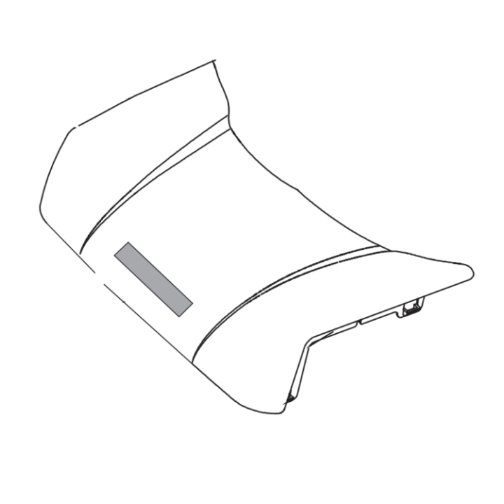 Frontkåpa i gruppen Reservdelar Gräsklippare / Reservdelar Husqvarna Gå-Bakom Gräsklippare / Reservdelar Husqvarna Royal 46 hos Gräsklipparbutiken (5168722-07)