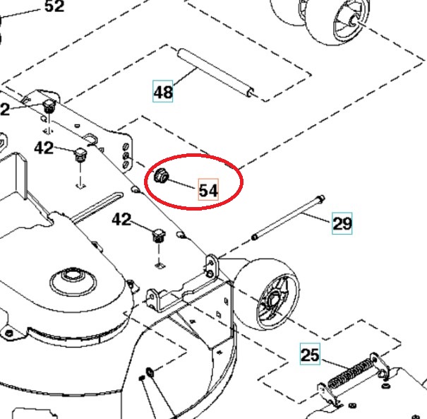 Nut 1/2-13 Hex Flange Nylok Cl i gruppen  hos Gräsklipparbutiken (5219911-02)