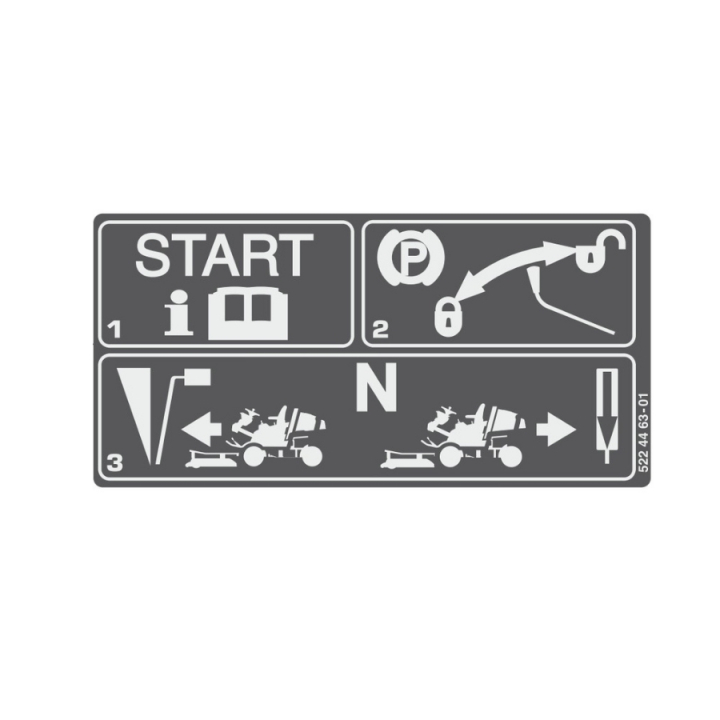 Dekal i gruppen Reservdelar Gräsklippare / Reservdelar Husqvarna Rider / Reservdelar Husqvarna PT 26D hos Gräsklipparbutiken (5224463-01)