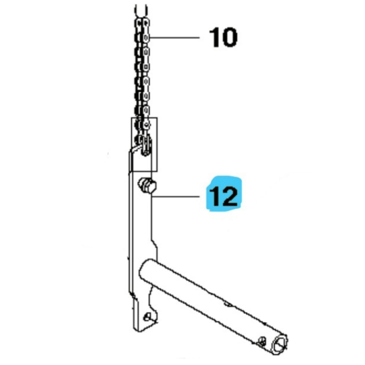 Hävarm Kpl, i gruppen Reservdelar Gräsklippare / Reservdelar Husqvarna Rider / Reservdelar Rider 112iC hos Gräsklipparbutiken (5225602-02)