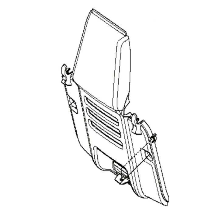 Hasplåt i gruppen Reservdelar Gräsklippare / Reservdelar Husqvarna Rider / Reservdelar Rider 111B5 hos Gräsklipparbutiken (5226021-01)