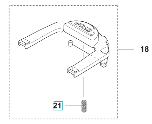 BUTTON ASSY i gruppen  hos Gräsklipparbutiken (5293437-01)