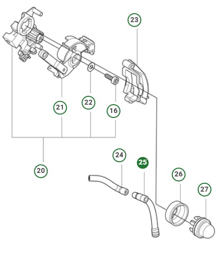 FUEL HOSE i gruppen  hos Gräsklipparbutiken (5294111-01)