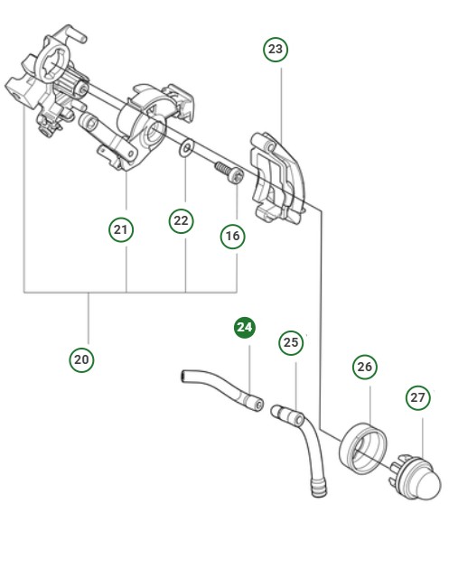 SUCTION HOSE FUEL i gruppen  hos Gräsklipparbutiken (5294112-01)