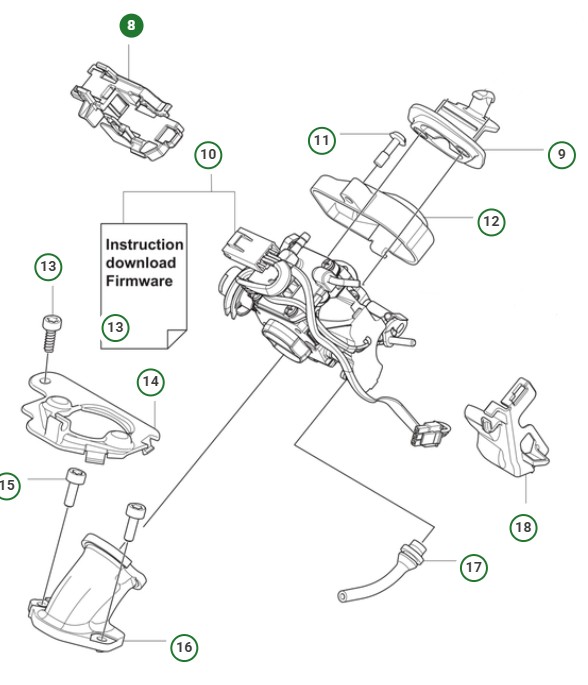 BRACKET CONNECTOR 39CC i gruppen  hos Gräsklipparbutiken (5295494-01)
