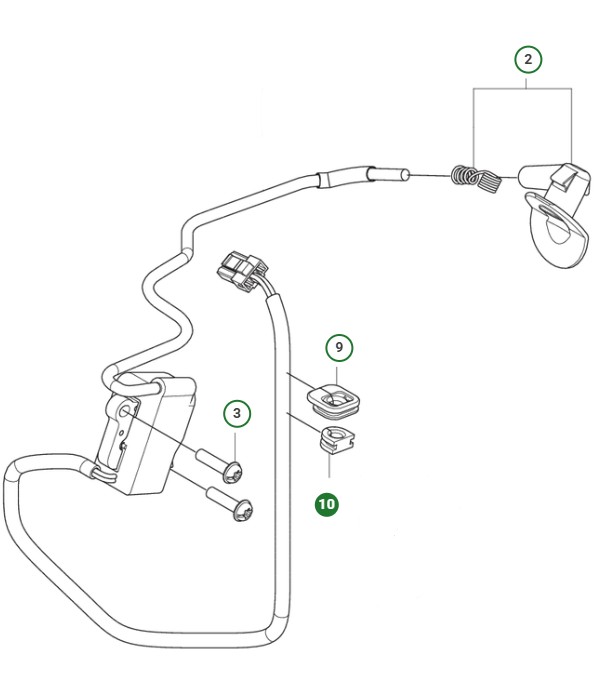 GROMMET ELECTRICAL WIRING i gruppen  hos Gräsklipparbutiken (5296002-01)