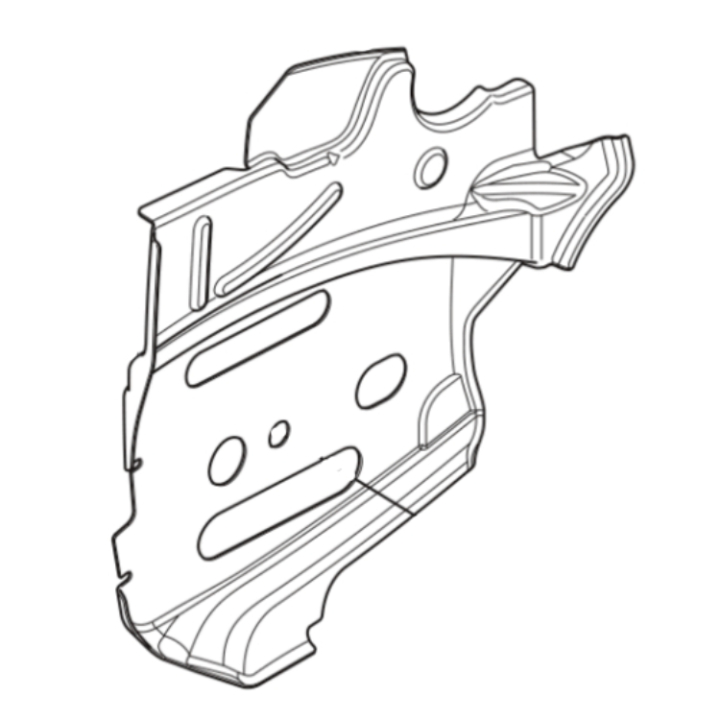 Kedjeledarplåt 564Xpg i gruppen  hos Gräsklipparbutiken (5298298-01)