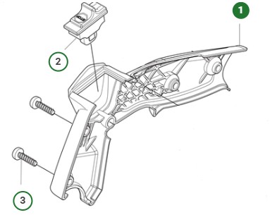 LID HANDLE,TH i gruppen  hos Gräsklipparbutiken (5298353-01)