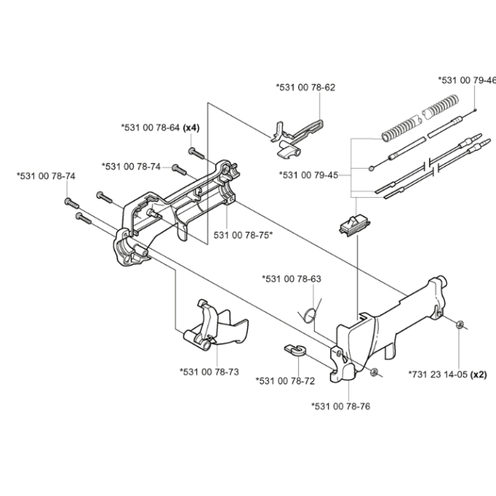 Gashandtag Kpl i gruppen  hos Gräsklipparbutiken (5310079-29)