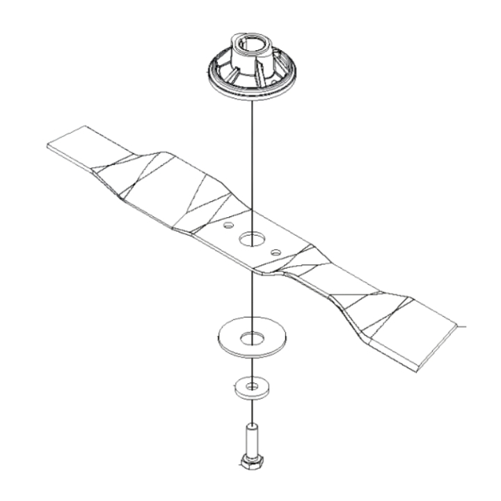 Knivfäste Kit i gruppen Reservdelar Gräsklippare / Reservdelar Husqvarna Gå-Bakom Gräsklippare / Reservdelar Husqvarna M48 Pro hos Gräsklipparbutiken (5310092-74)