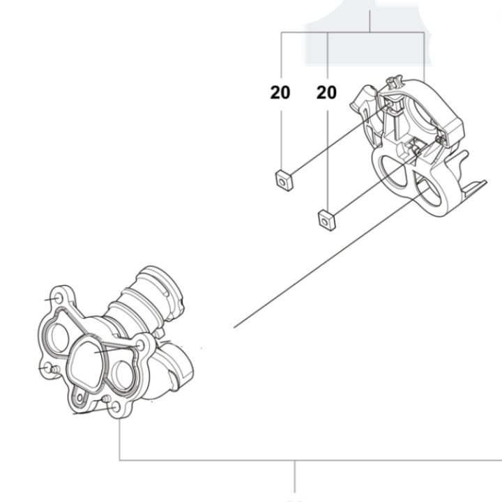 INLET PIPE ASSY RAVEN STANDARD i gruppen  hos Gräsklipparbutiken (5311107-01)