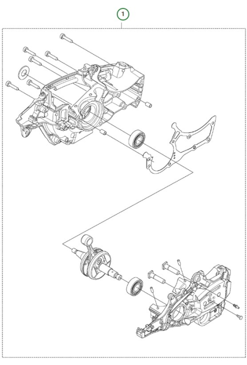 SHORT BLOCK 550XP/XPGII TB HQW i gruppen  hos Gräsklipparbutiken (5311145-10)