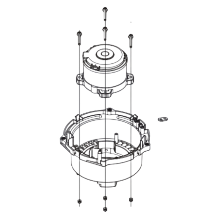 MOTOR KIT i gruppen Reservdelar Gräsklippare / Reservdelar Husqvarna Gå-Bakom Gräsklippare / Reservdelar Husqvarna LC137i hos Gräsklipparbutiken (5311467-34)