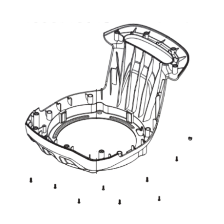 COVER KIT i gruppen Reservdelar Gräsklippare / Reservdelar Husqvarna Gå-Bakom Gräsklippare / Reservdelar Husqvarna LC 146S hos Gräsklipparbutiken (5311467-36)