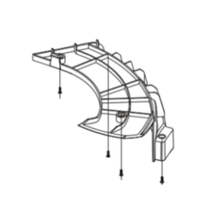 COVER KIT i gruppen Reservdelar Gräsklippare / Reservdelar Husqvarna Gå-Bakom Gräsklippare / Reservdelar Husqvarna LC137i hos Gräsklipparbutiken (5311467-43)