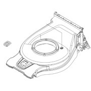 CHASSIS i gruppen Reservdelar Gräsklippare / Reservdelar Husqvarna Gå-Bakom Gräsklippare / Reservdelar Husqvarna LC137i hos Gräsklipparbutiken (5311467-44)