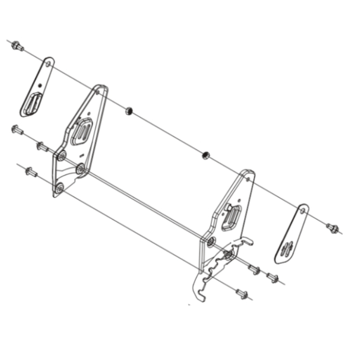 HANDLE SUPPORT ASSY i gruppen Reservdelar Gräsklippare / Reservdelar Husqvarna Gå-Bakom Gräsklippare / Reservdelar Husqvarna LC137i hos Gräsklipparbutiken (5311467-48)