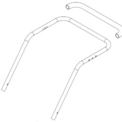 HANDLE TUBE i gruppen Reservdelar Gräsklippare / Reservdelar Husqvarna Gå-Bakom Gräsklippare / Reservdelar Husqvarna LC137i hos Gräsklipparbutiken (5311467-58)