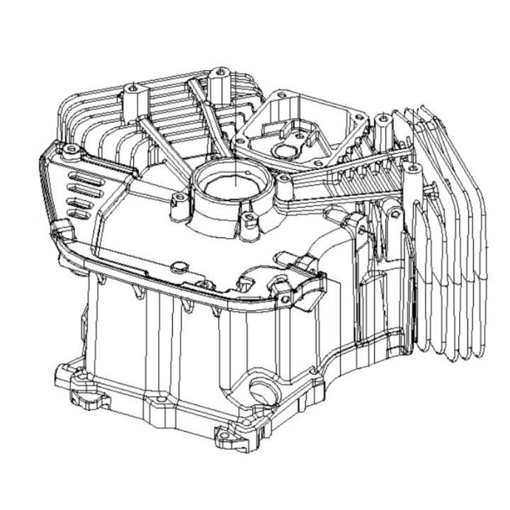 Crankcase i gruppen Reservdelar Gräsklippare / Reservdelar Husqvarna Rider / Reservdelar Rider 214TC hos Gräsklipparbutiken (5311471-21)
