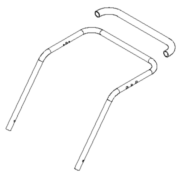 HANDLE TUBE i gruppen Reservdelar Gräsklippare / Reservdelar Husqvarna Gå-Bakom Gräsklippare / Reservdelar Husqvarna LC142i hos Gräsklipparbutiken (5311471-89)